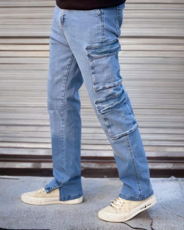 8 Pocket Denim Light Blue